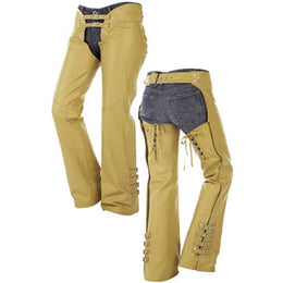 Leather Cowboy Chaps with Buckles
