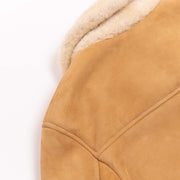 Aviator Jacket Women Shearling Camel