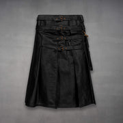Mens Gothic Kilt Leather