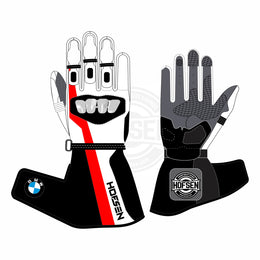 BMW Motorcycle Leather Racing Gloves Motorbike Riding Gloves