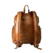 Genuine Leather Canvas Retro Backpacks | Laptop Shoulder Bags