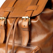 Genuine Leather Canvas Retro Backpacks | Laptop Shoulder Bags