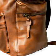 Genuine Leather Canvas Retro Backpacks | Laptop Shoulder Bags