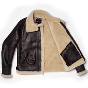 B3 Shearling Bomber Jacket Aviator Brown