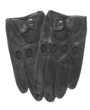 Black Leather Driving Gloves
