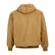 Shearling Jacket for Men with Hood