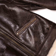 B3 Shearling Bomber Jacket Aviator Brown