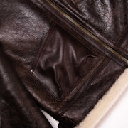 B3 Shearling Bomber Jacket Aviator Brown