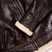 B3 Shearling Bomber Jacket Aviator Brown