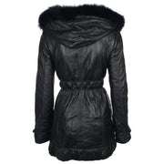 Fur Hooded Coat for Ladies