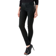 Womens Suede Pants Black