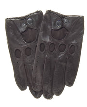 Black Leather Driving Gloves