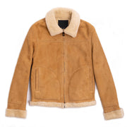 Aviator Jacket Women Shearling Camel