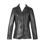 Women’s Leather Blazer 3 Button