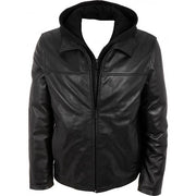 Shearling Jacket for Men with Hood (Copy)
