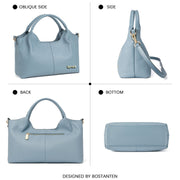 Carol Leather Work Tote 16''