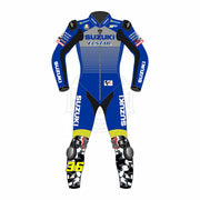 Alex Rins Suzuki Leather Motogp racing one piece Motorbike Suit 2022