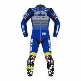 Alex Rins Suzuki Leather Motogp racing one piece Motorbike Suit 2022