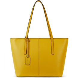 Carol Leather Work Tote 16''