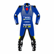 Alex Rins Suzuki Leather Motogp racing one piece Motorbike Suit 2022