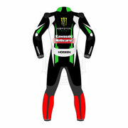 Kawasaki One Piece Green Racing Leather