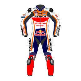 Honda monster motogp leather racing suit