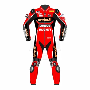 Francesco Bagnaia Ducati MotoGP Leather Racing Suit 2025