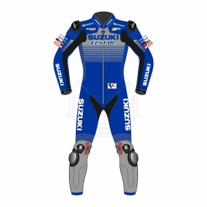 Joan Mir Suzuki One Piece Leather Riding Motorbike Suit Motogp 2022